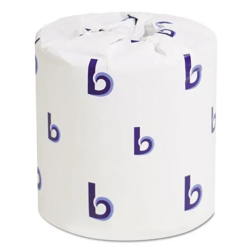 Boardwalk Boardwalk Two-Ply Toilet Tissue White 4.5" 500 Sheets 96 Rolls office furniture — product photo