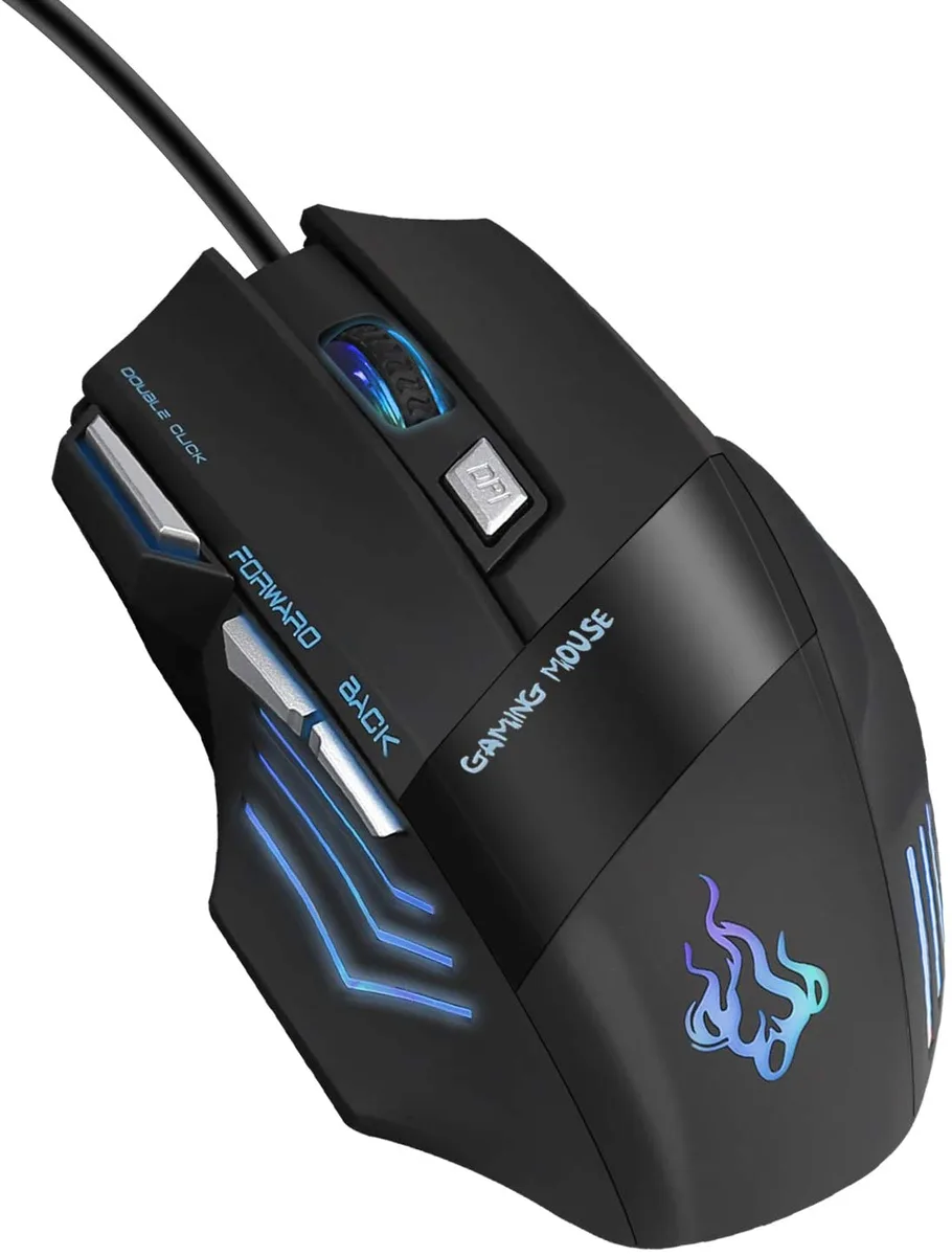 SMA SMA Gaming Mouse Wired Optical 3200 DPI 7 Buttons Black — product photo