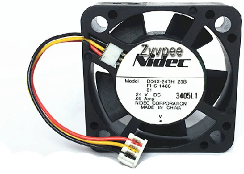 Zyvpee Zyvpee D04X-24TH 24V 40x10mm 3-pin case fan — product photo