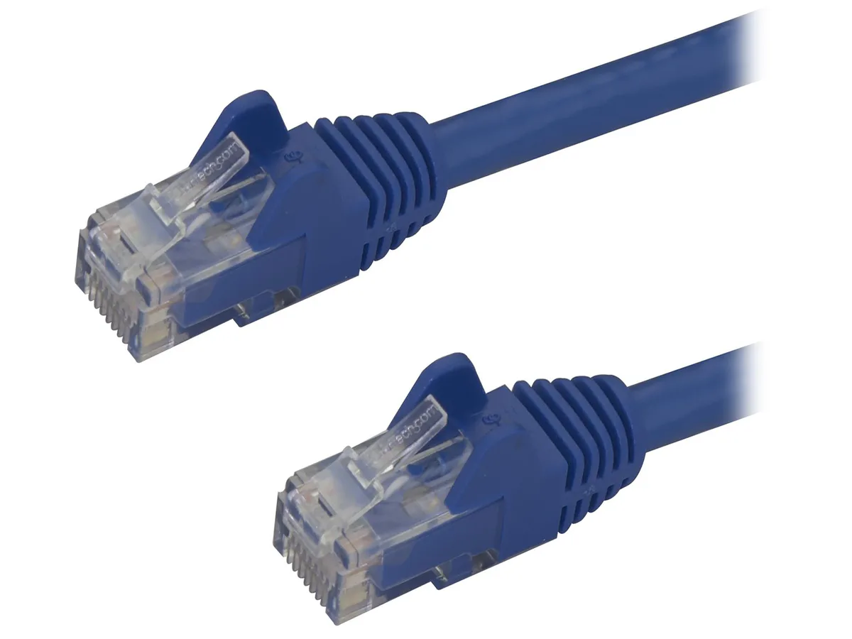 STARTECH STARTECH N6PATCH10BL network ethernet cable Cat6 10 ft Blue 24 AWG 250 MHz 100W PoE — product photo