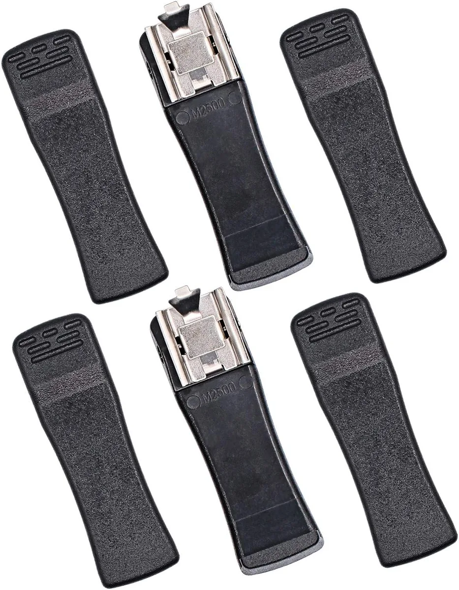 usbroway usbroway HLN8460 6-pack belt clip for Motorola XTS 3000 3500 5000 two-way radio — product photo