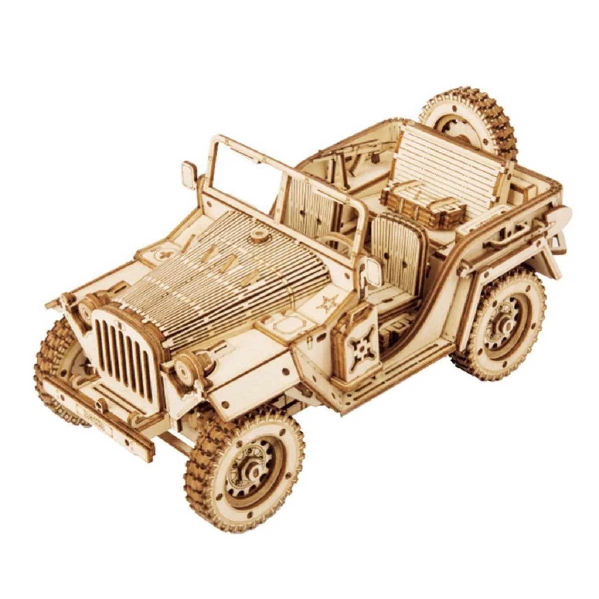 Hands Craft Hands Craft DIY 3D Puzzle Jeep Army Car 369pcs — product photo