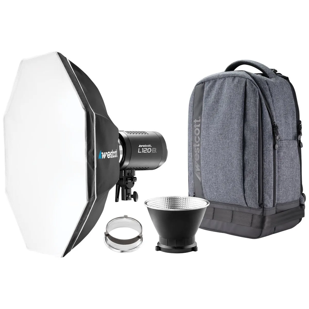 Westcott Westcott L120-B 120W Bi-Color COB LED Light Kit Black — product photo
