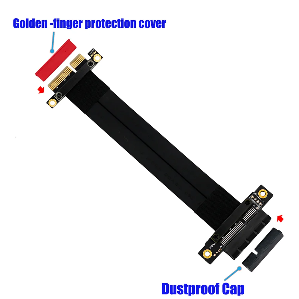Shenzhen Aimilai Technology Co.Ltd. Shenzhen Aimilai Technology Co.Ltd. PCIe 3.0 4X Extension Cable 20cm 24cm — product photo