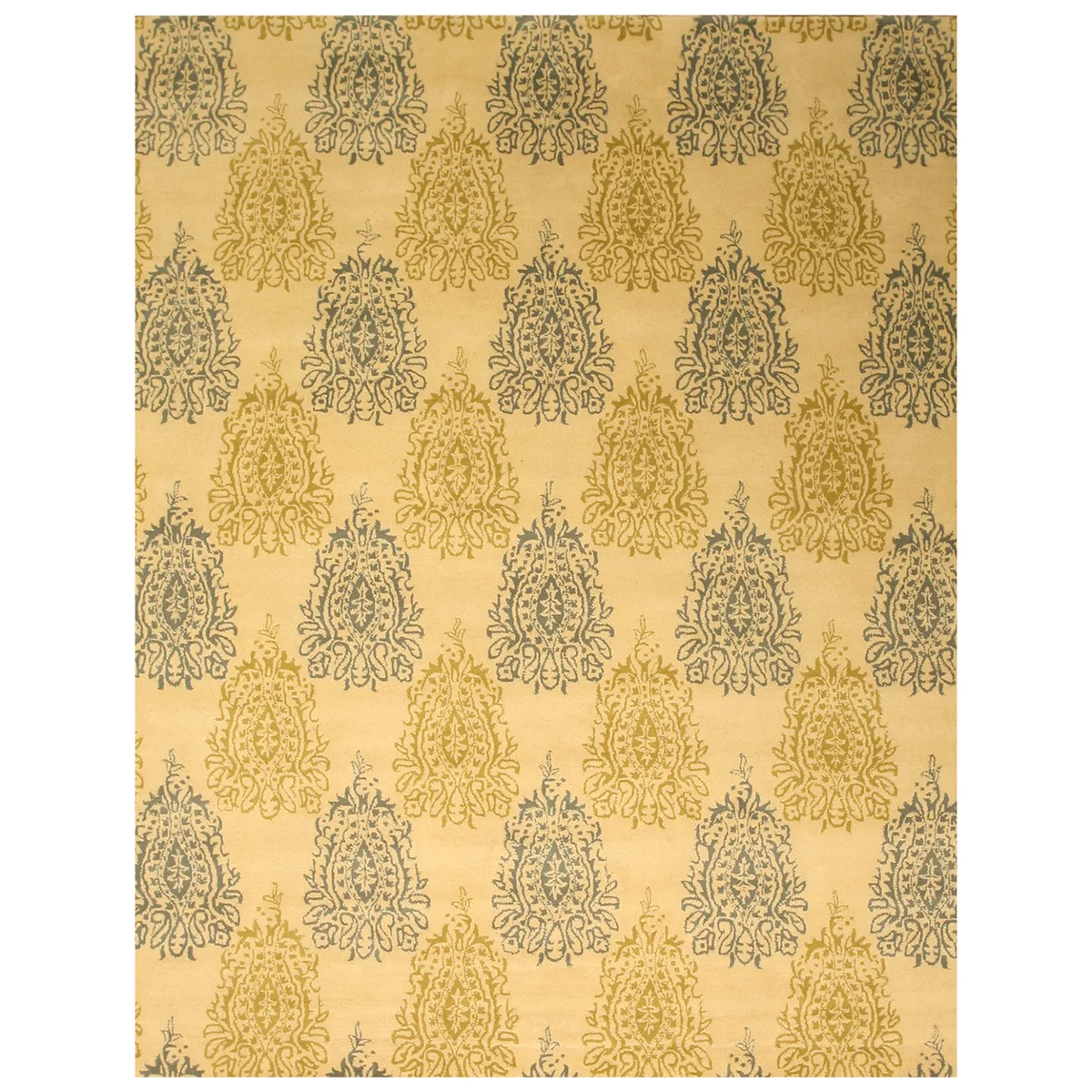 EORC EORC Hand-Tufted Wool Ivory Transitional Paisley Rug 5' x 8 — product photo