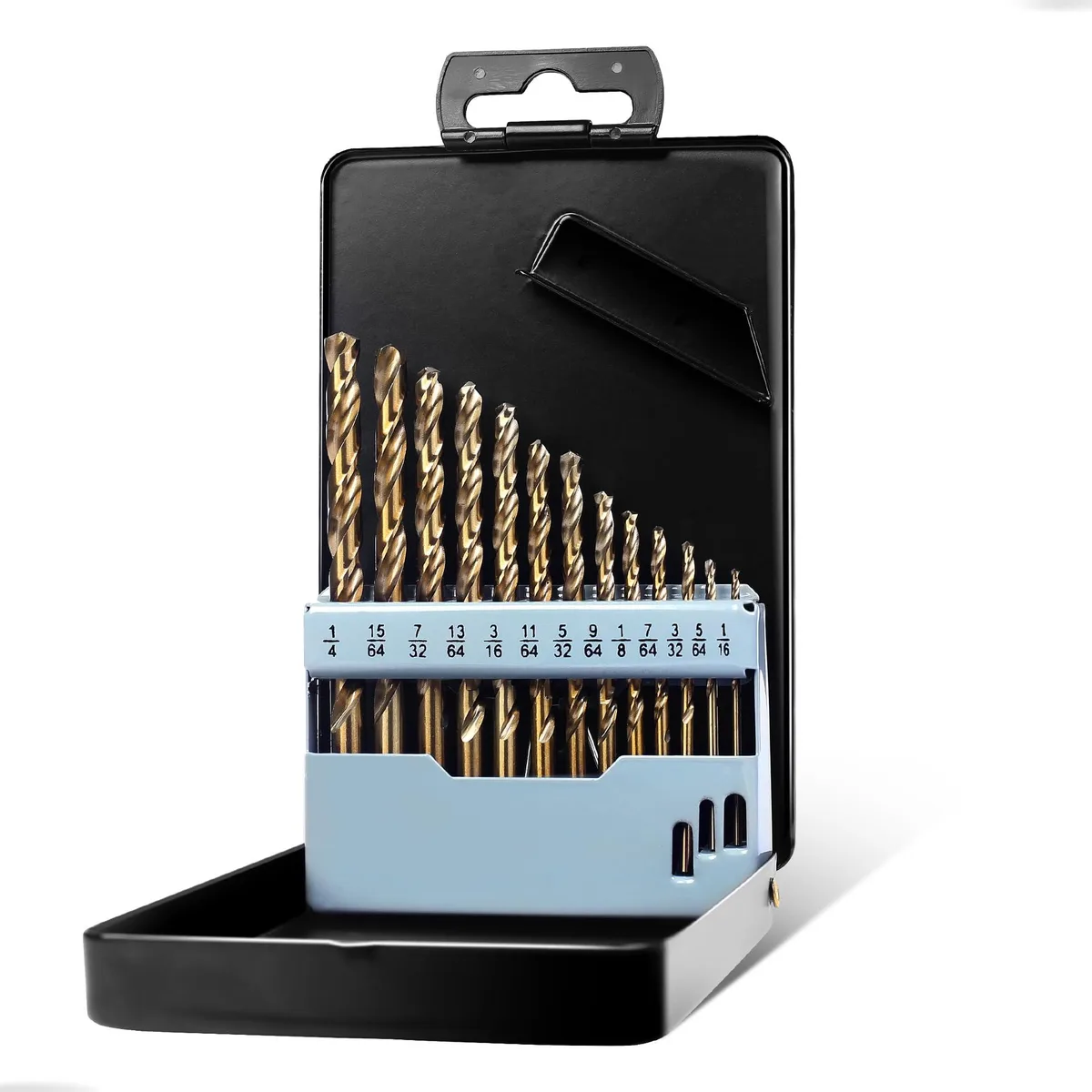  Olympia Tools 13pc Cobalt Drill Bit Set 1/16-1/4 M35 HSS 135deg Split Point — product photo