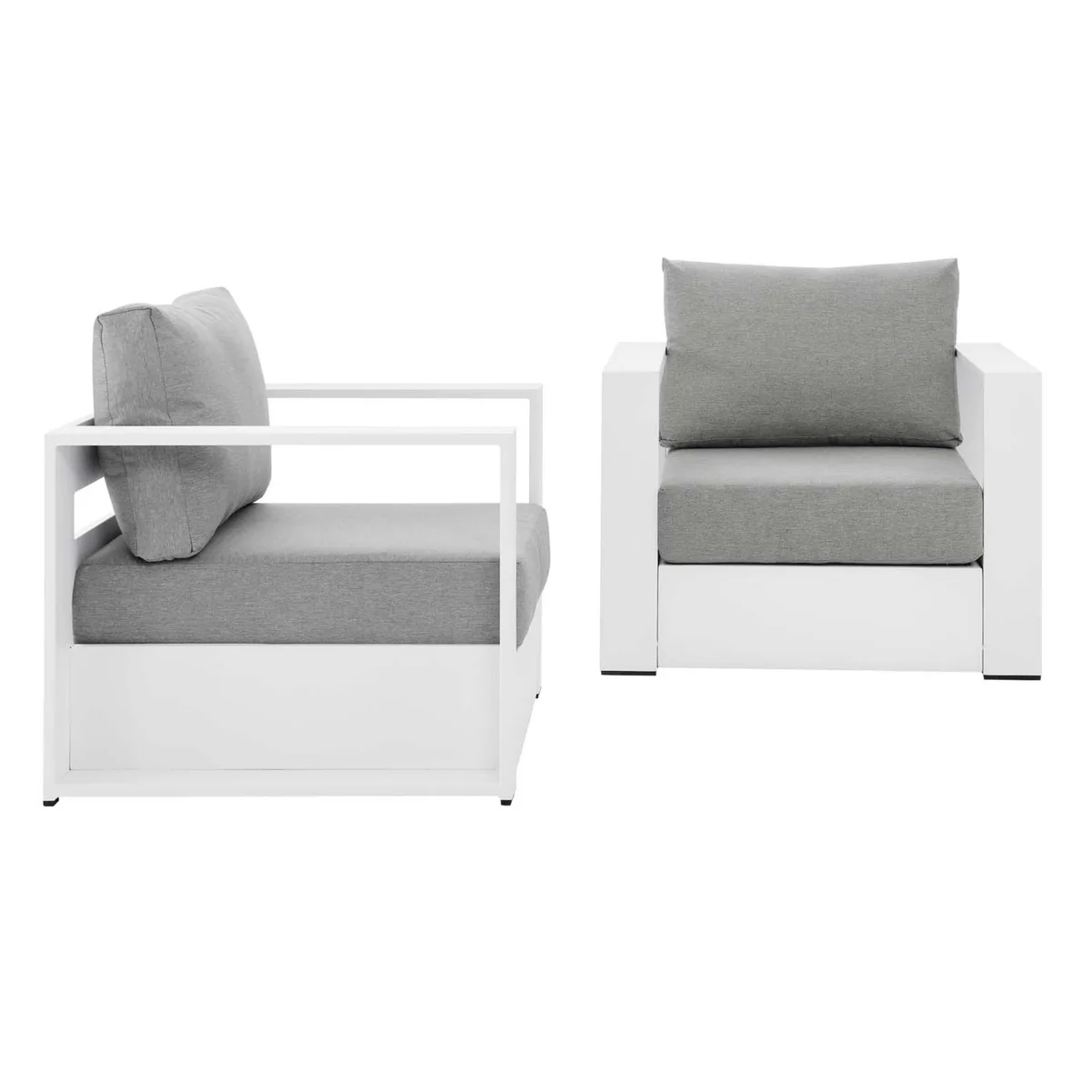 Modway Furniture Modway Furniture Tahoe Powder-Coated Aluminum 2-Piece Armchair Set — product photo
