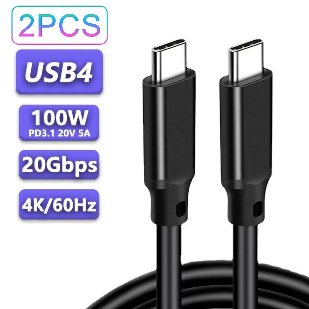 ESTONE ESTONE PQ099 USB-C to USB-C 3.2 Gen 2x2 20Gbps 100W 4K 60Hz 2 Pack — product photo