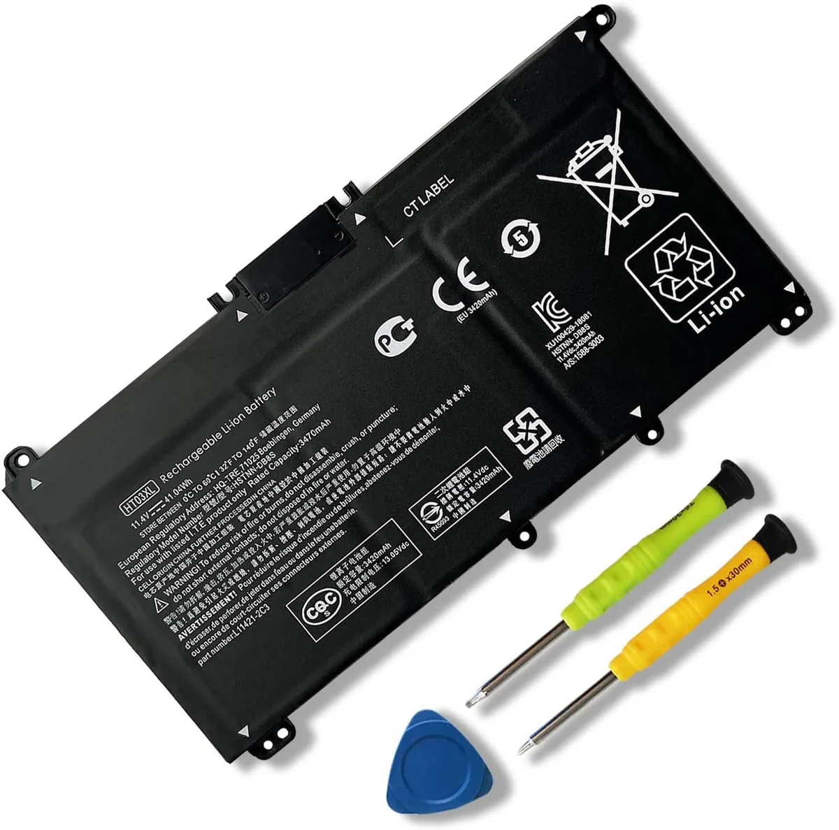 FOCUSTEC FOCUSTEC HT03XL 11.4V 41.04Wh laptop battery — product photo