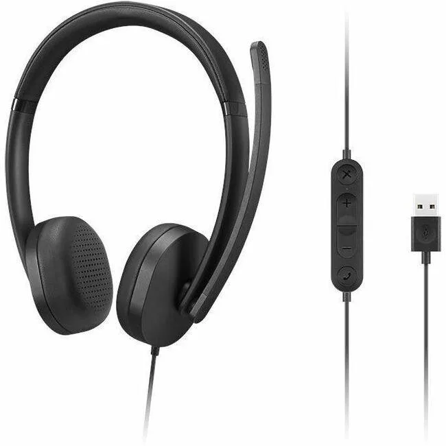 Lenovo Lenovo 4XD1P83425 Gen 2 USB-A Wired On-Ear Headset — product photo