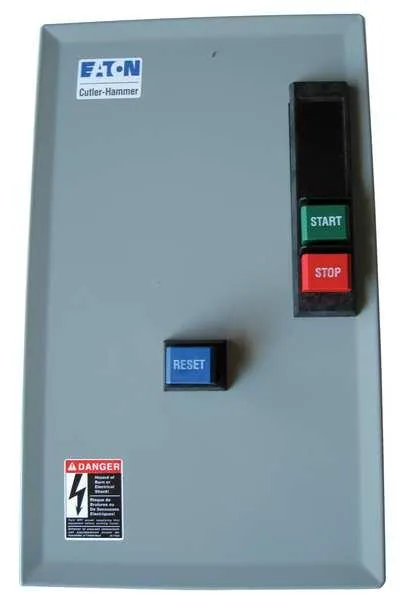 Eaton Eaton ECX09C1TBA-R63/B motor starter 24V AC 9A 3-pole 1-5A overload — product photo