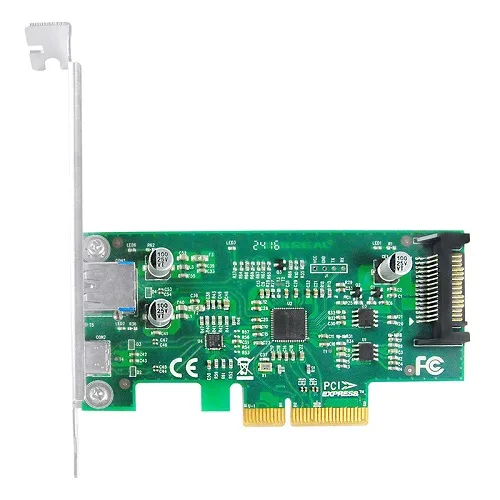Shenzhen Lianrui Information Technology Shenzhen Lianrui Information Technology LRSU9A42-AC PCIe 3.0 x4 USB 3.1 Type-A + Type-C expansion card — product photo