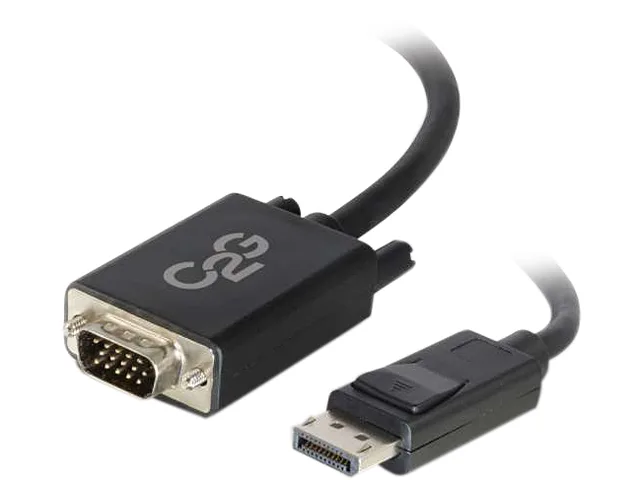 Cables To Go Cables To Go 54333 displayport cable 10 ft DP male to VGA male active adapter black — product photo