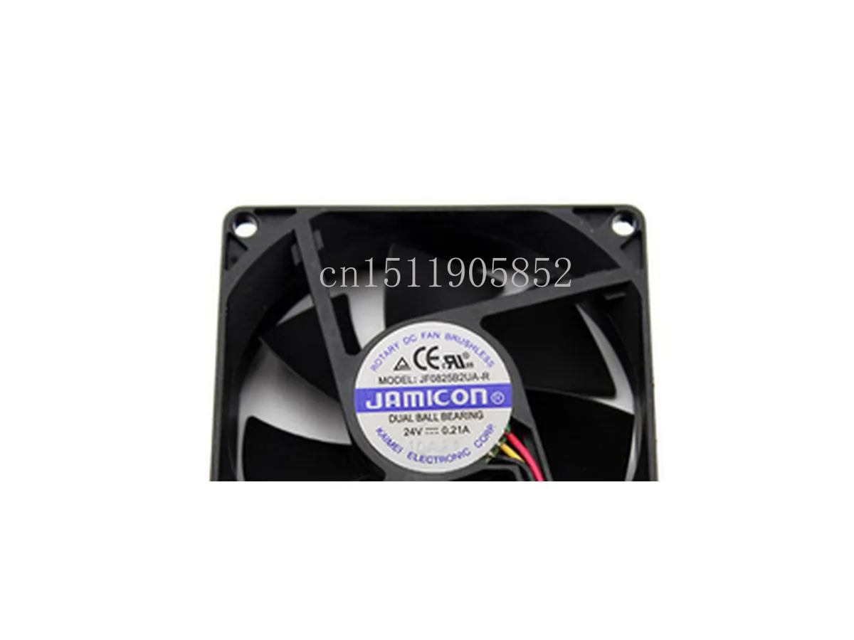 Fans Fans 8025 24V 0.21A 3-wire double roll case fan — product photo