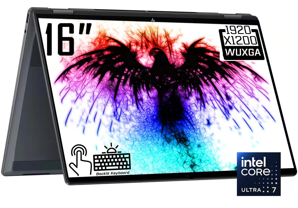 HP HP OmniBook X Flip 2-in-1 Laptop Core Ultra 7 256V 16GB 2TB 16" FHD+ Touch — product photo