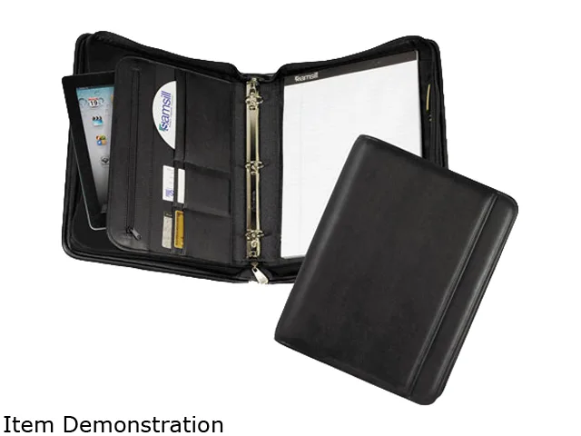 Samsill Samsill 15650 Zippered Padfolio Binder 10.1" Tablet Sleeve 2.5 — product photo