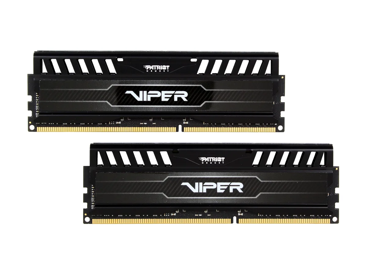 Patriot Memory Patriot Memory Viper 3 PV316G160C9K 16GB (2x8GB) DDR3 1600 CL9 desktop RAM — product photo