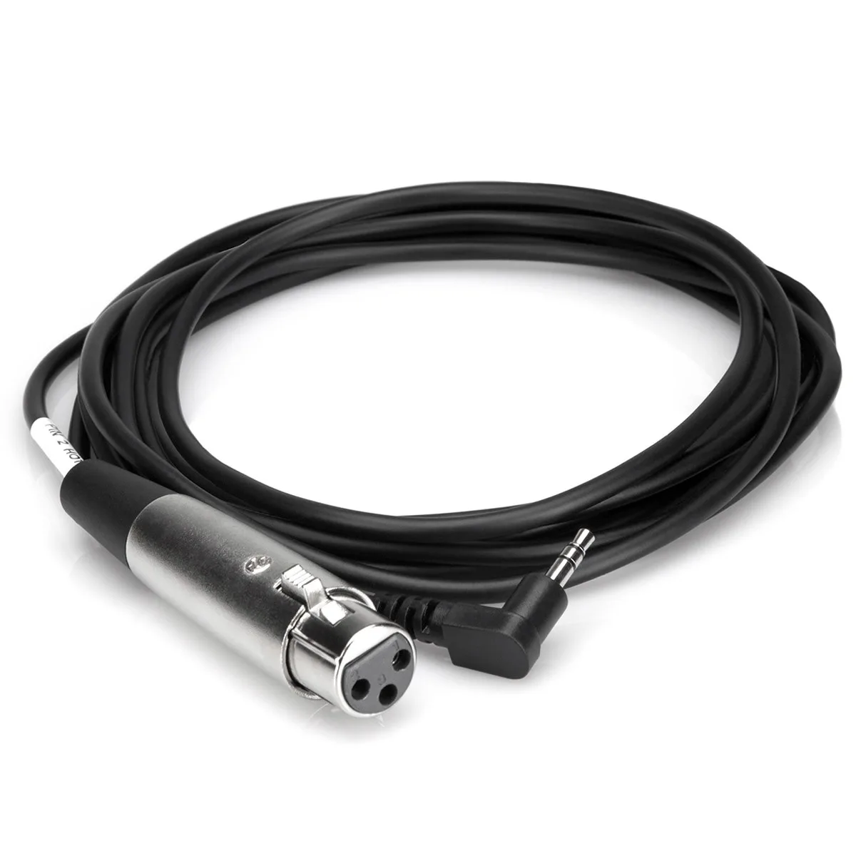 Hosa Technology Hosa Technology XVM-110F XLR3F to Right-angle 3.5 mm TRS 10 ft camera accessory — product photo