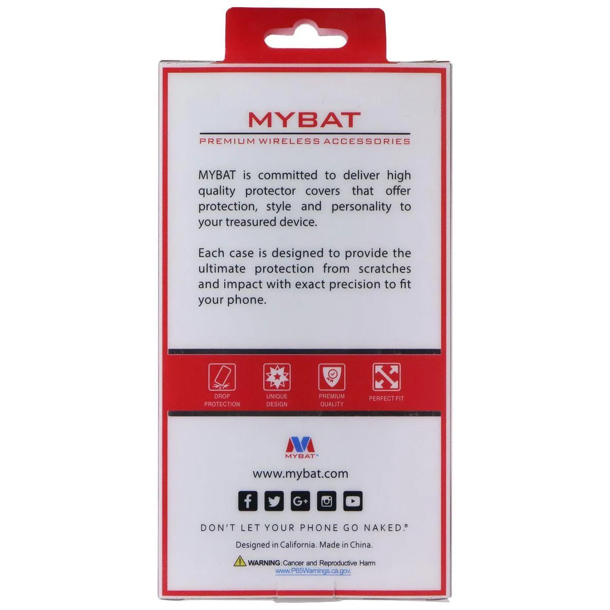 Mybat Mybat Dual Layer Case &amp; Holster Motorola Moto G6 Play Red/Black — product photo