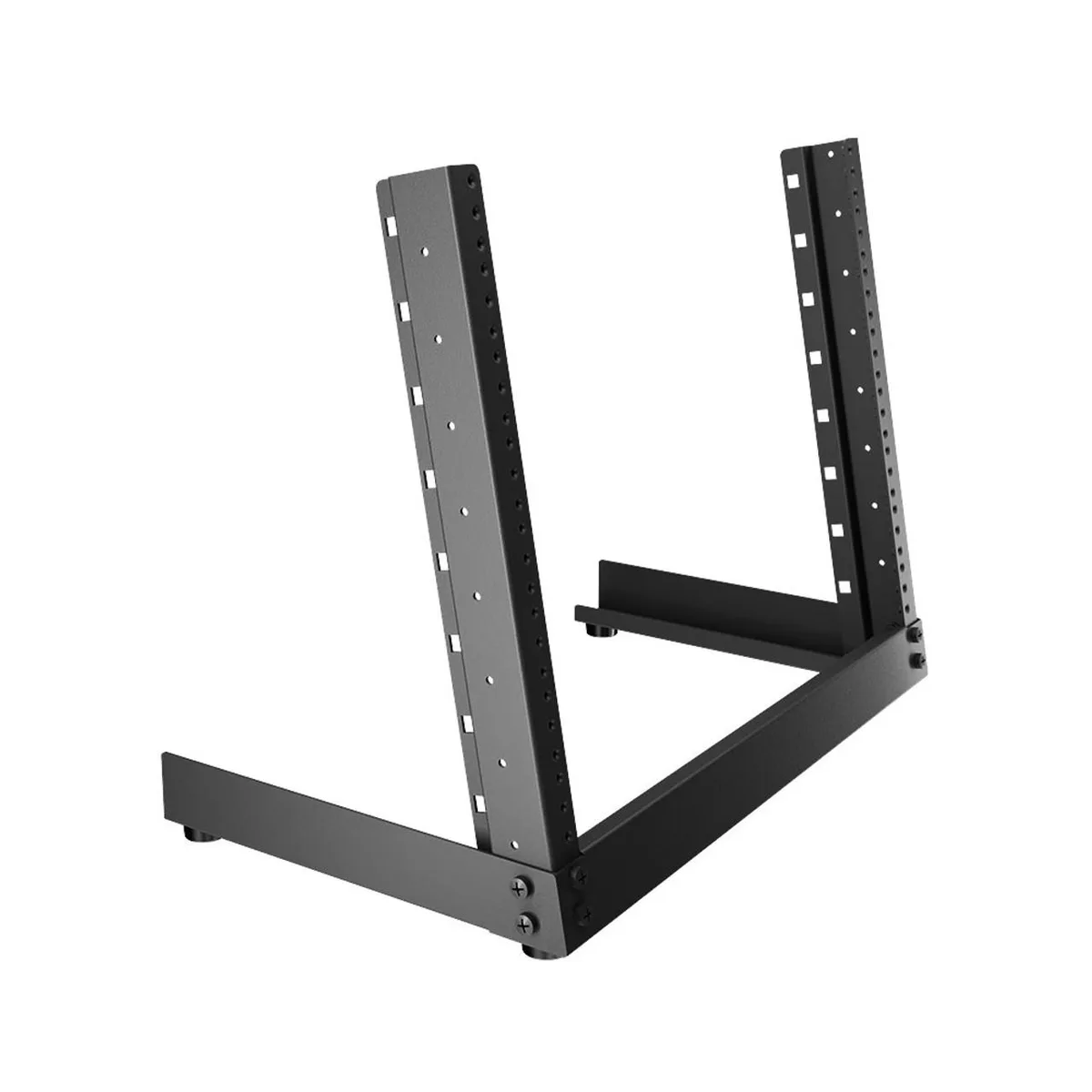 NavePoint NavePoint 8U 2-Post Open Frame Desk Rack Threaded 19in 330lb — product photo