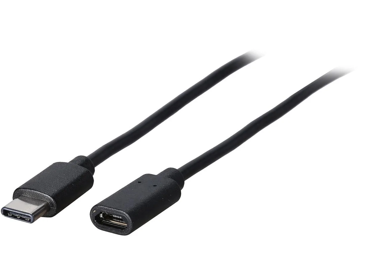 sakose sakose U2CM-005MF USB 2.0 Type-C to Micro USB Female 15cm cable — product photo
