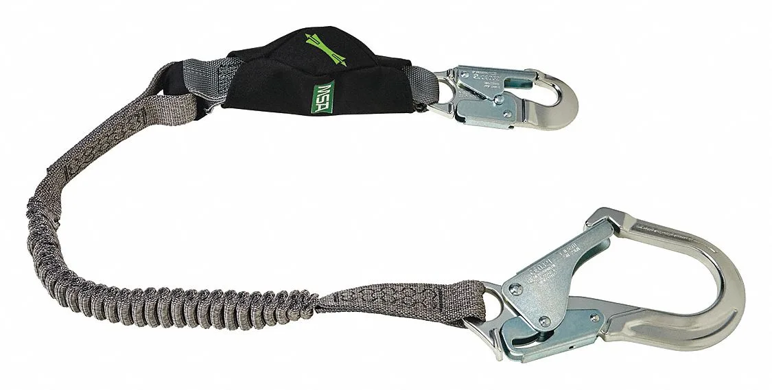 MSA MSA 10193554 V-Series Stretch Single-Leg Energy Absorbing Lanyard 6 ft — product photo
