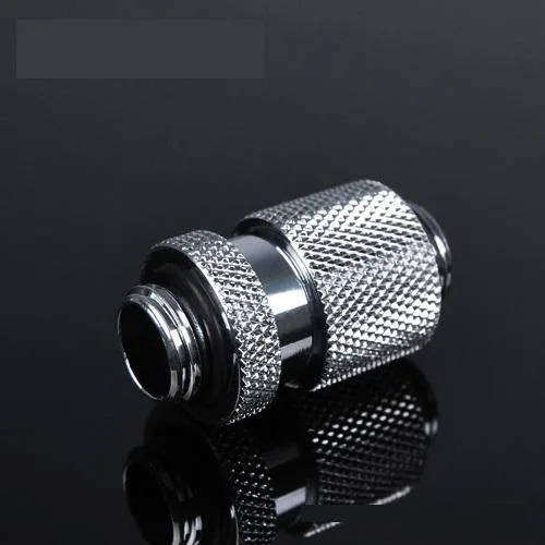 Barrow Mods Barrow Mods G1/4" 20mm Male-to-Male Extension Fitting Micro Adjustment Silver diy cooling — product photo