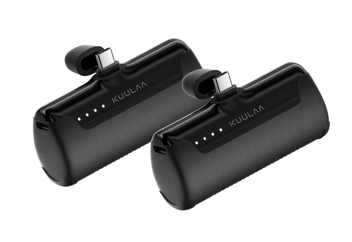 Kuulaa KL-YD47-C1 4500mAh power bank 2 pack Black — product photo