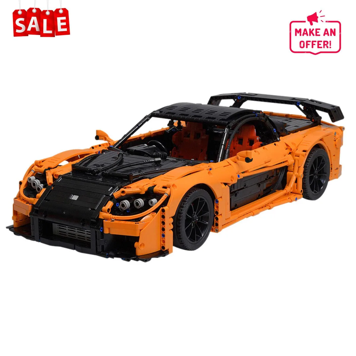 ZITIANYOUBUILD ZITIANYOUBUILD Han's RX-7 VeilSide Fortune 1:8 Scale 3071 Pieces — product photo