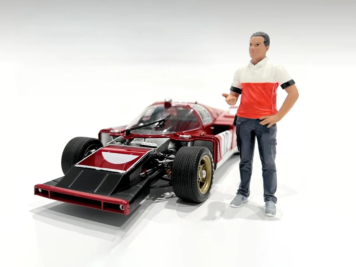American Diorama American Diorama "Race Crew" Figure #4 1/24 hobby collectible — product photo