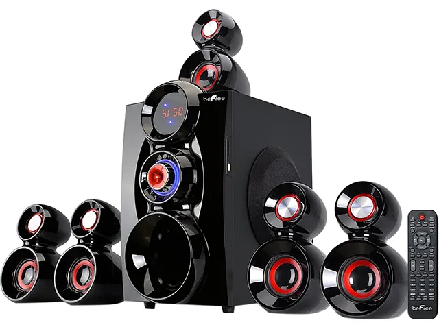 Befree Sound Befree Sound BFS-600 5.1 Home Audio Speaker System with 6.5 in Amplifier — preces foto