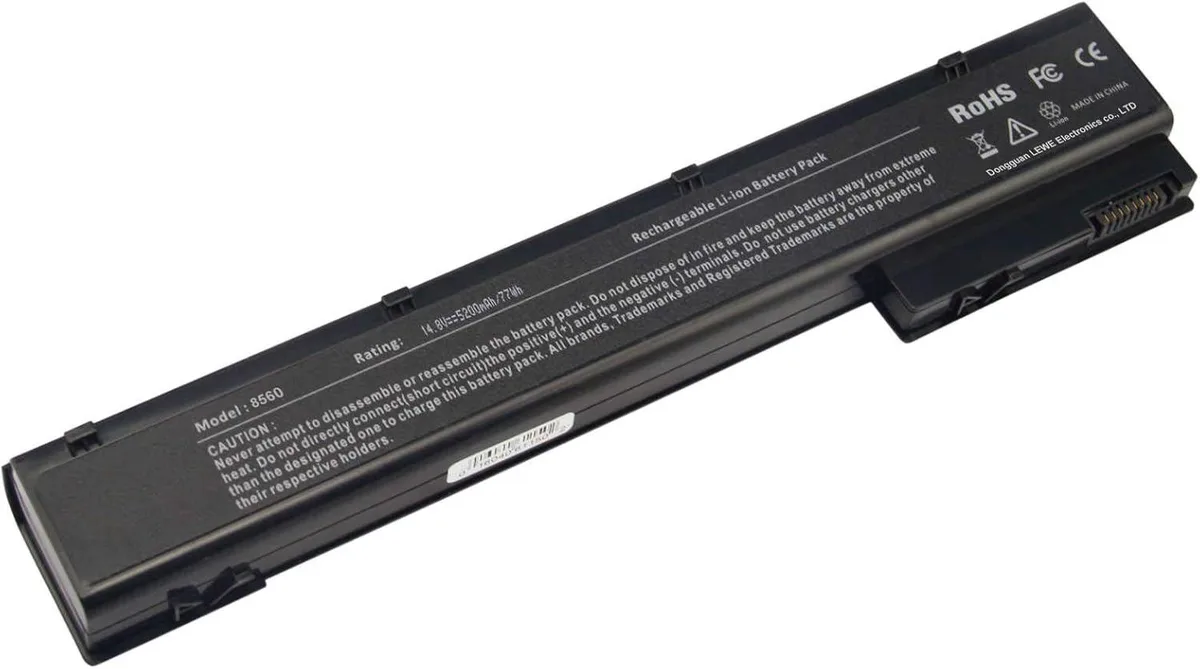 TAURKENAM TAURKENAM 14.8V 5200mAh 8-cell laptop battery for HP EliteBook 8560W 8570W 8760W 8770W — product photo
