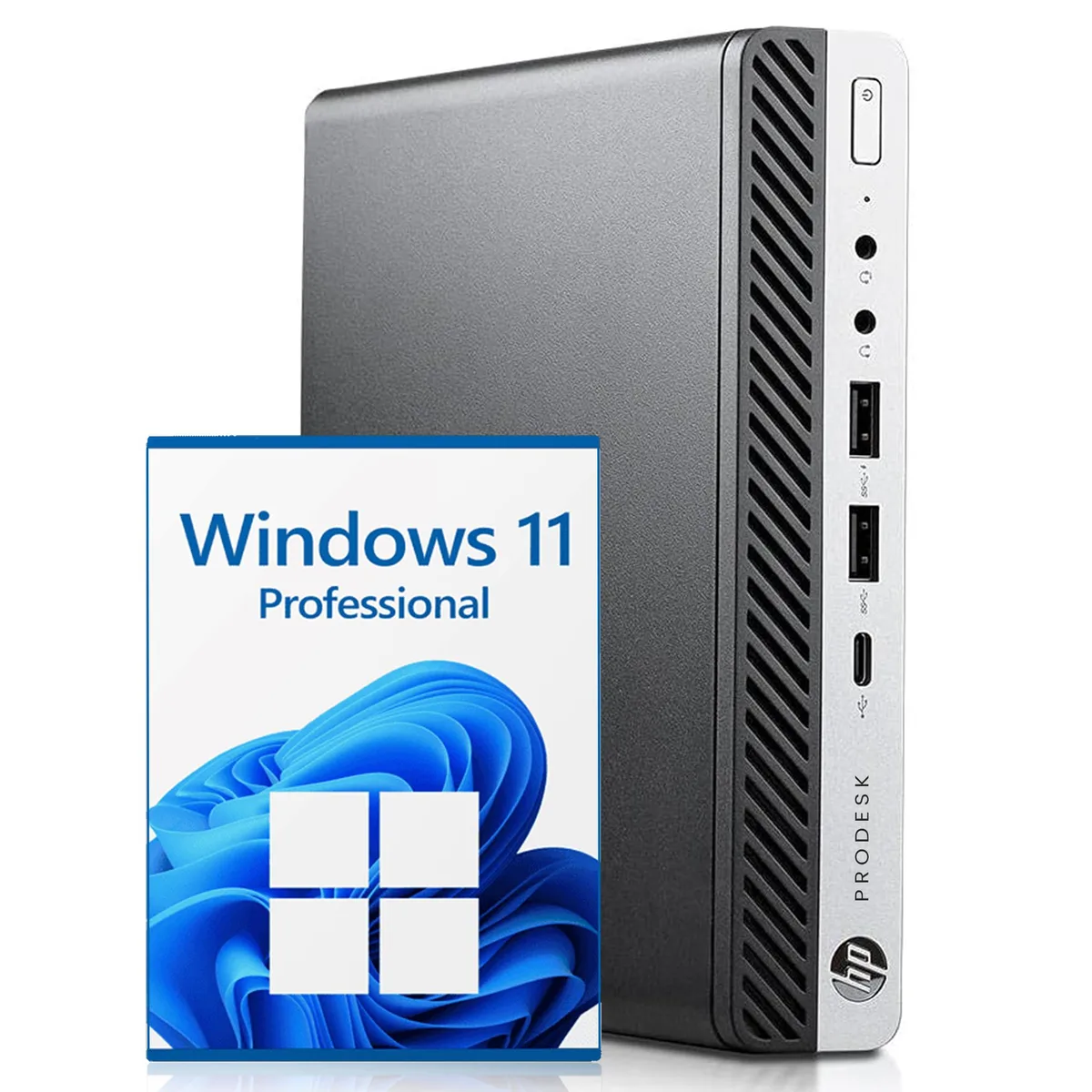 HP HP ProDesk 600 G5 Tiny desktop PC i5-9500T 32GB RAM 2TB NVMe SSD — product photo