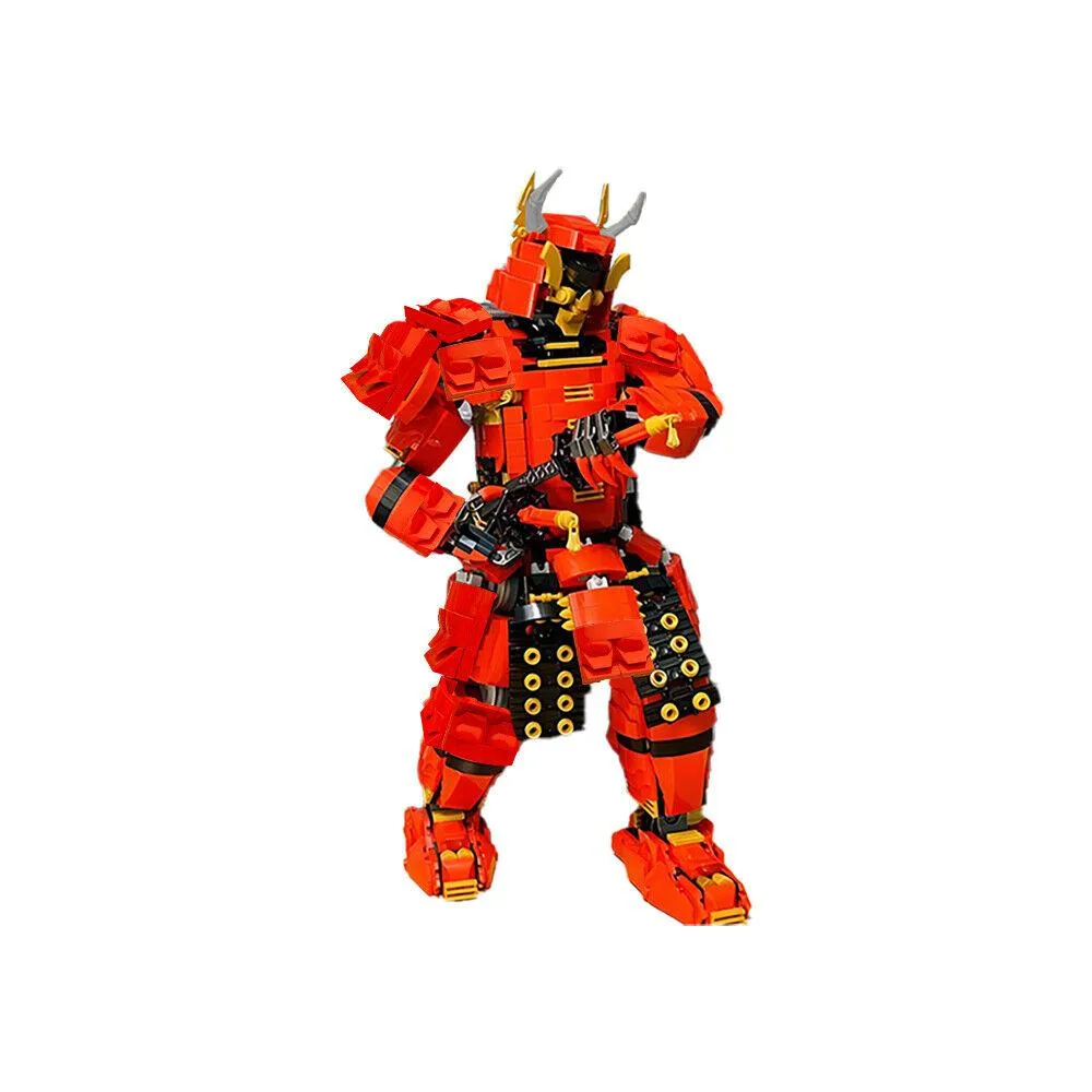 ZITIANYOUBUILD ZITIANYOUBUILD Mech in Armor Red Robot Warrior 1512 Pieces MOC — product photo