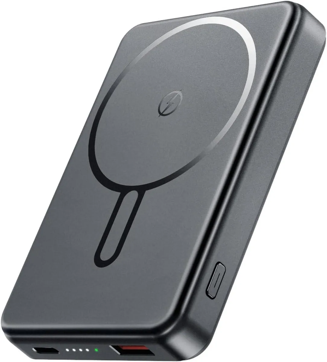 WOOJONG WOOJONG 12000mAh Magnetic Power Bank Grey — product photo