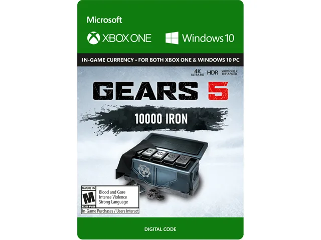 Microsoft Microsoft 7LM-00035 Gears 5 10000 Iron Downloadable Game — product photo