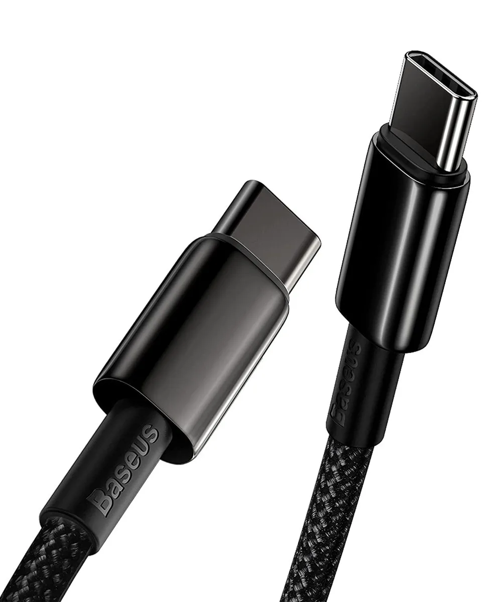 No Sew No Sew USB-C to USB-C Cable 100W 5A 3.3ft Black — product photo