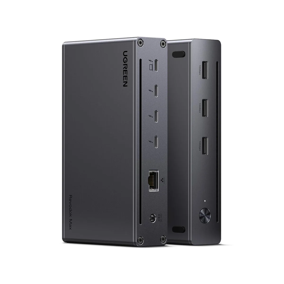 Vszerda Vszerda Revodok Max 208 Thunderbolt 4 Dock 8-in-1 40Gbps 85W Charging Dark Gray — product photo