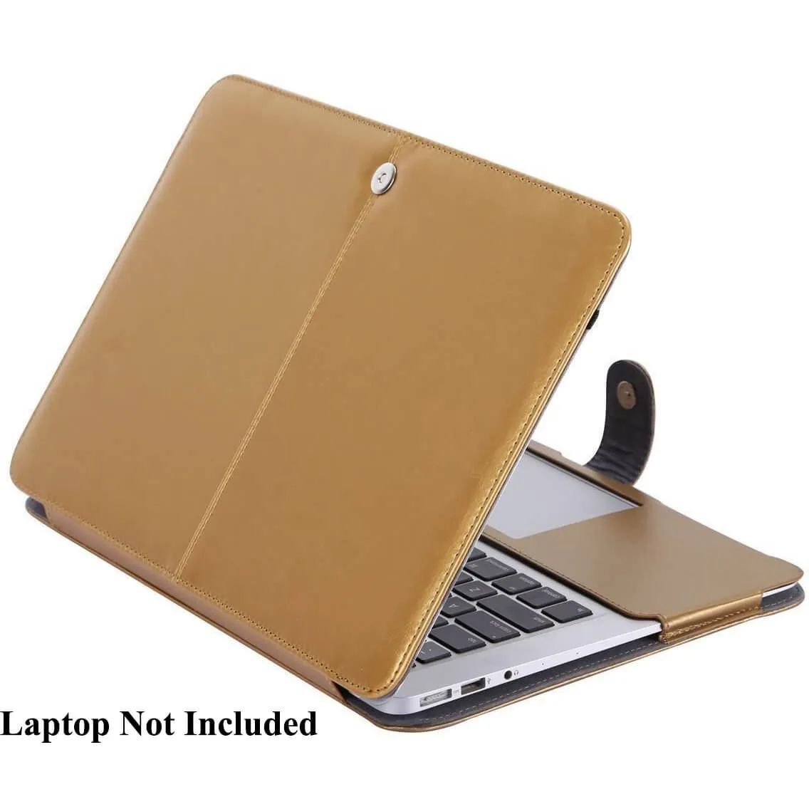 SlickBlue SlickBlue CA-GL-1397 Leatherette Clip-On Shell Case for 13" MacBook Pro - Champagne Gold — product photo