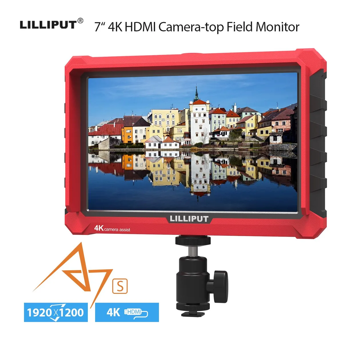 Lilliput Lilliput A7S 7" 1920x1200 IPS 4K HDMI Field Monitor — product photo