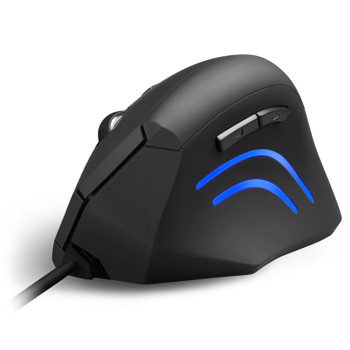 Perixx Perixx PERIMICE-508 Wired Vertical Ergonomic Mouse Right Handed 1000/1600 DPI 6 Buttons Black — product photo