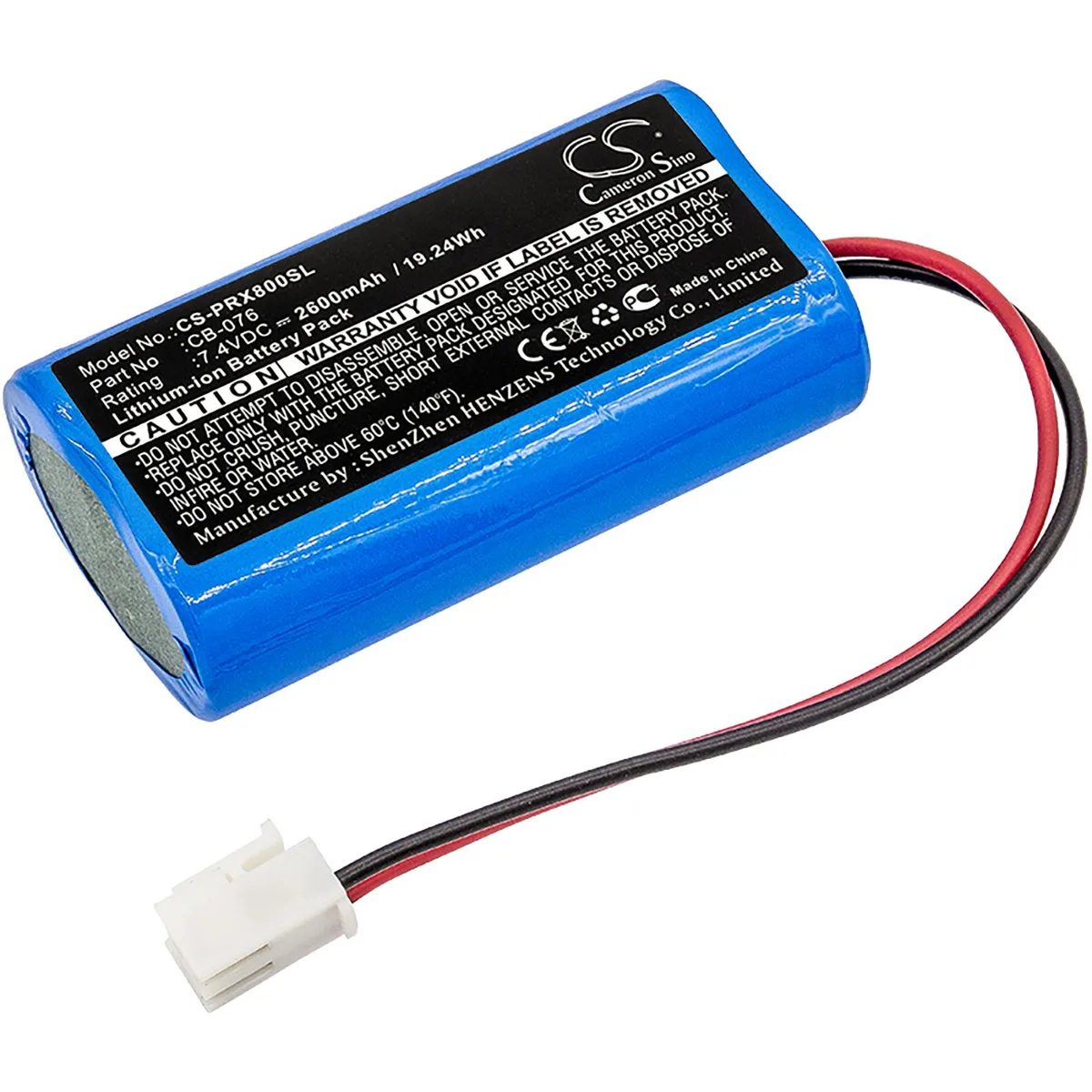 Cameron &amp; Co Cameron &amp; Co DS-CS-PRX800SL 7.4V 2600mAh Blue GPS Battery — product photo
