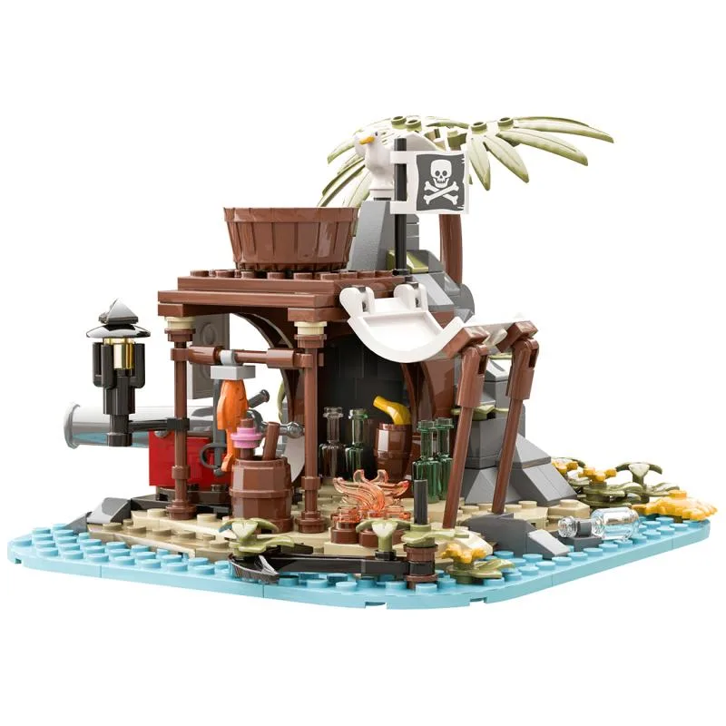 ZITIANYOUBUILD ZITIANYOUBUILD MOC-195694 Tropical Pirate Survival Island 273PCS — product photo