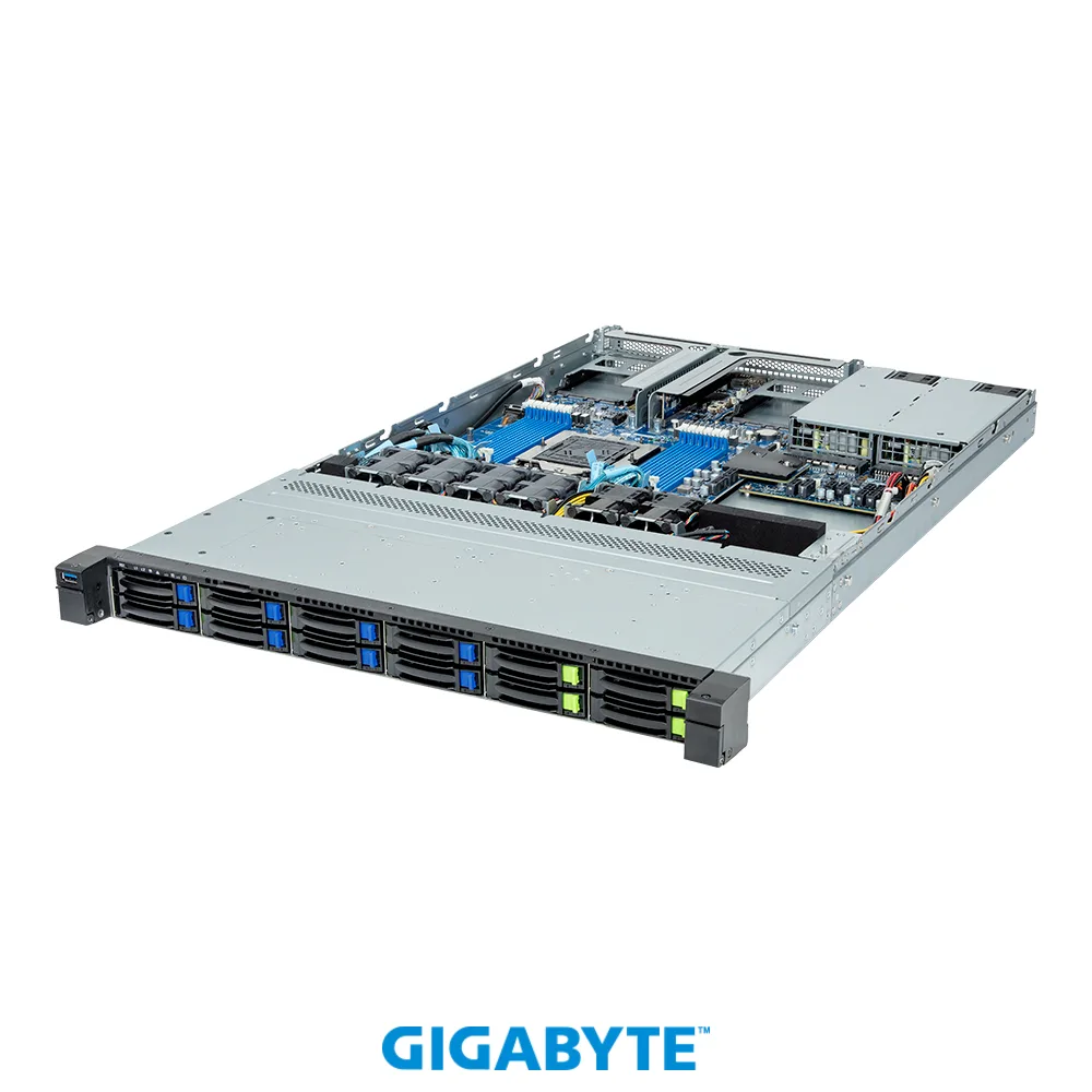 GIGABYTE GIGABYTE R163-Z32-AAC2 barebone server 12-bay 4 NVMe — product photo