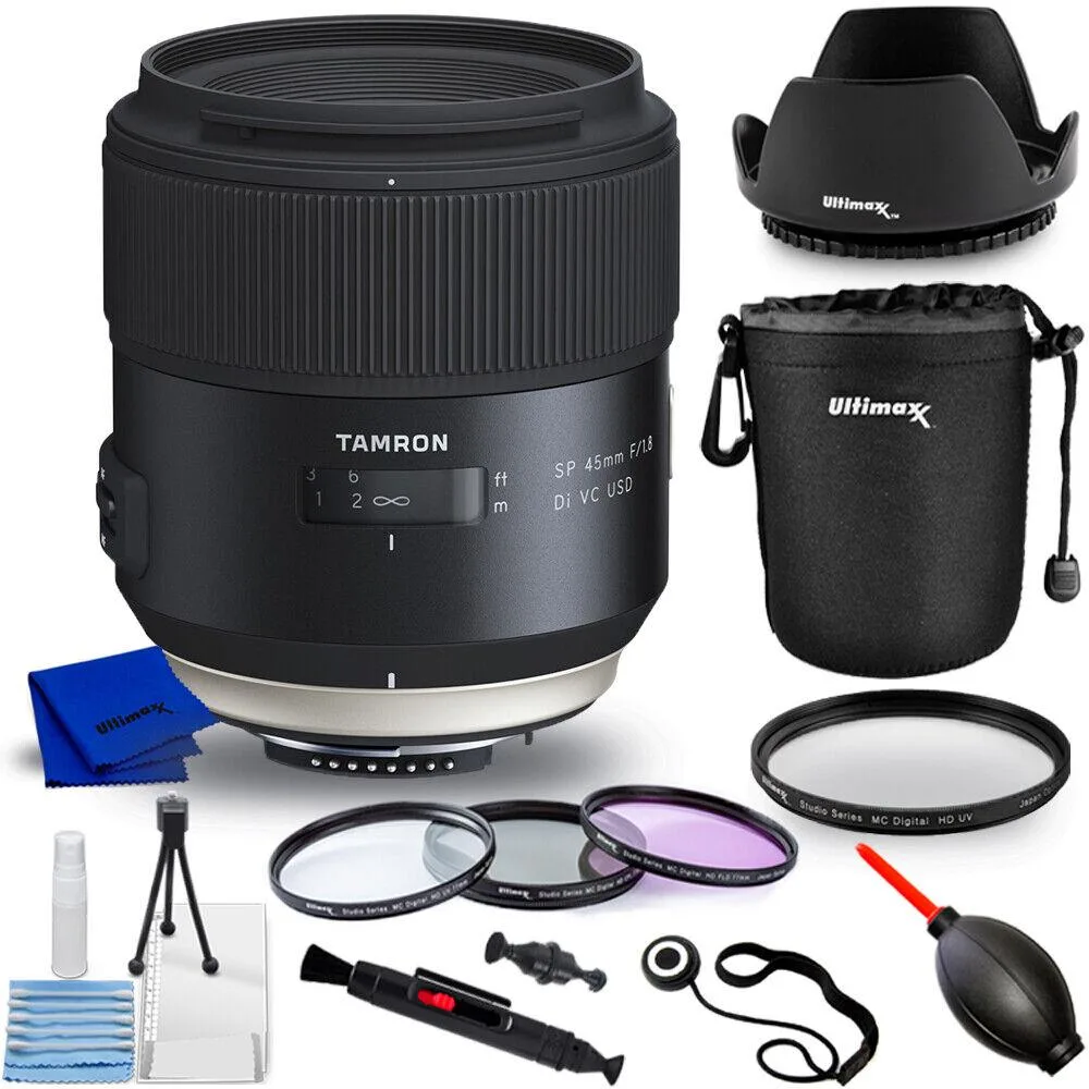 Tamron Tamron SP 45mm f/1.8 Di VC USD Nikon F 10PC Accessory Kit — product photo