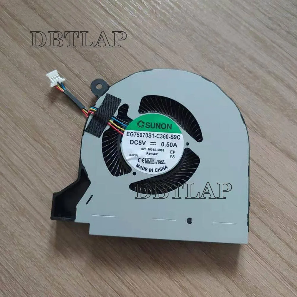 DBTLAP DBTLAP Fan for EG75070S1-C360-S9C 023.1008B.0001 5V EG75071S1-C040-S9A laptop cooling pad — product photo