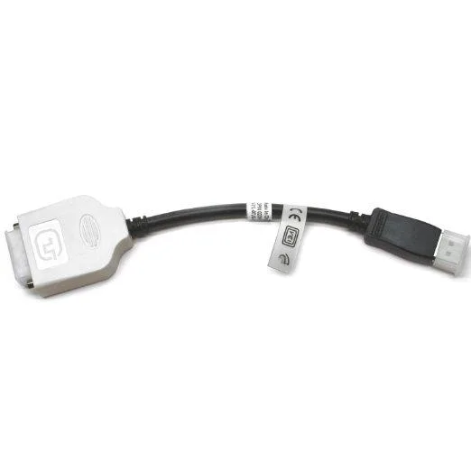 DELL DELL 023NVR DisplayPort to DVI Cable Adapter Dongle Almond — product photo