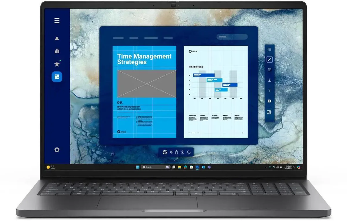 DELL DELL Pro PC16250 16" laptop Core 5 120U 10-core 64GB DDR5 512GB SSD — product photo