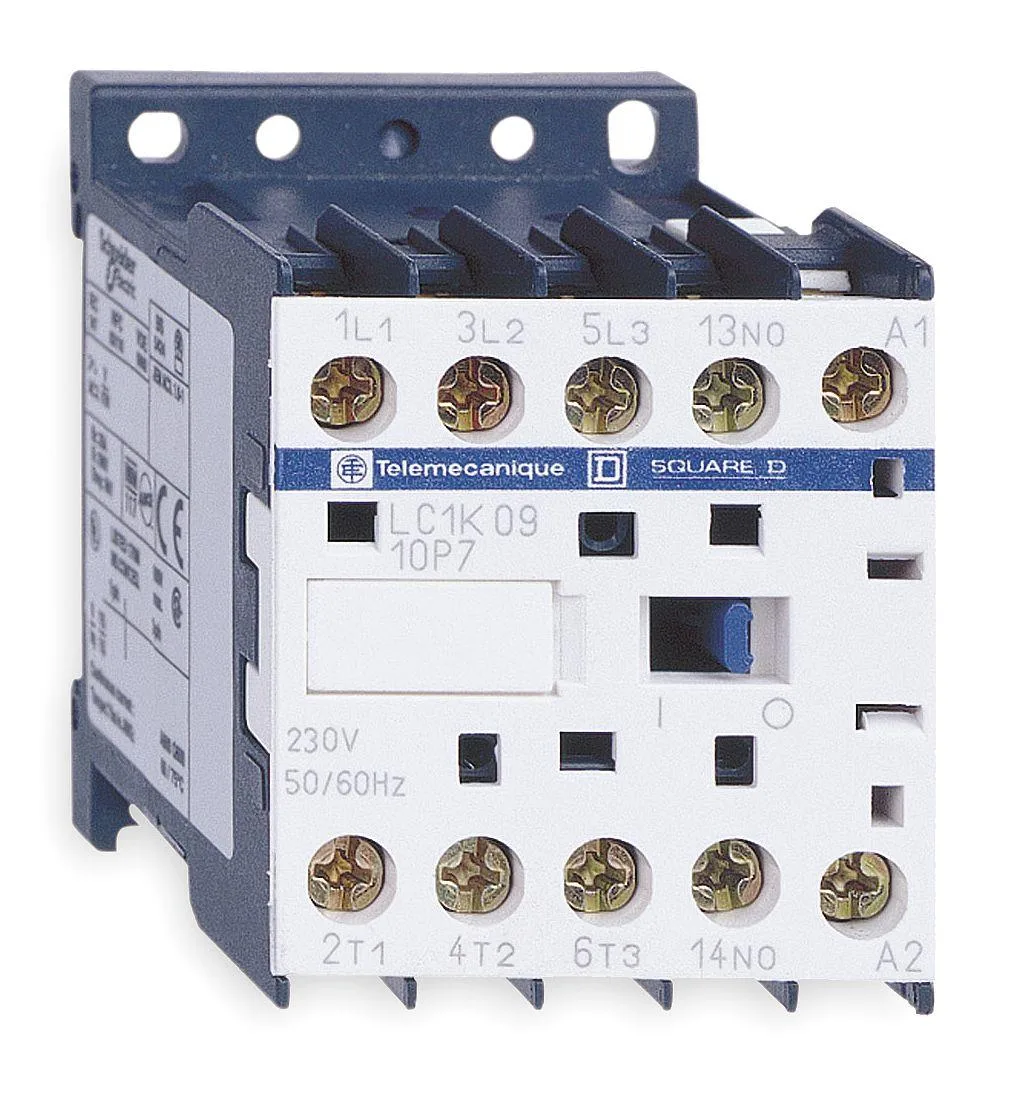 Schneider Electric Schneider Electric LC1K0901F7 Miniature Magnetic Contactor 3 Pole 1NC 120V AC — product photo