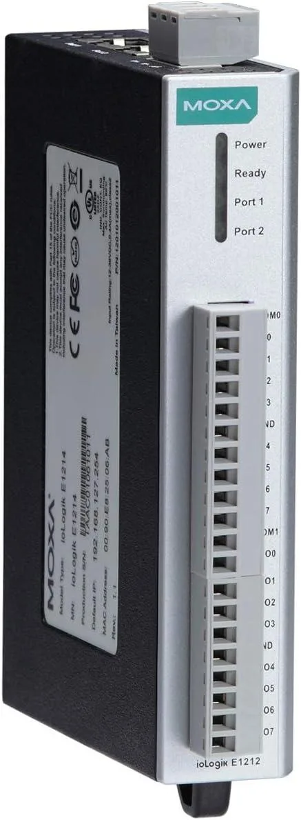 Moxa Moxa ioLogik E1210-T Device Server 16 DI -40 to 75°C — product photo